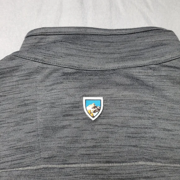 Kuhl 1/4 Zip Shirt Mens Size XL Gray Pullover Long Sleeve Outdoor Hike Mountain - Picture 9 of 10